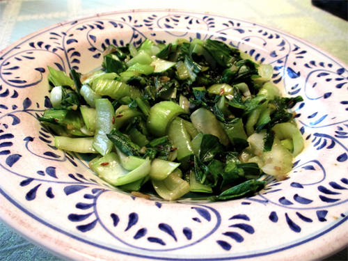 Coconut Cumin Bok Choy Recipe photo