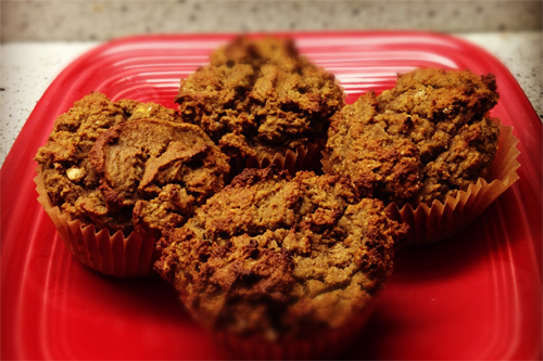 Banana Peanut Butter Power Muffins Recipe photo