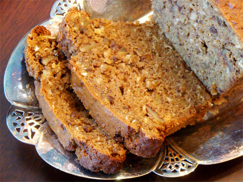 Brandied Coconut Apple Walnut Bread recipe photo