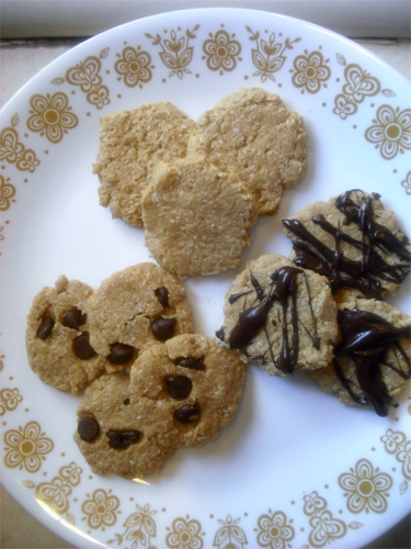 Chewy Peanut Butter Coconut Macaroon Discs Recipe photo