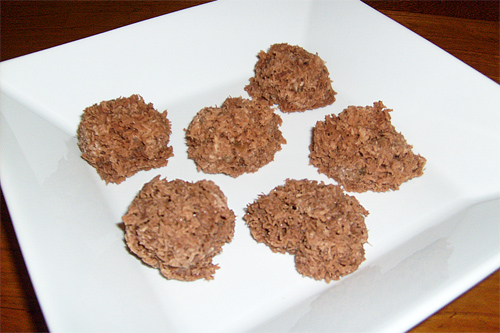 Chocolate Coconut Clusters photo