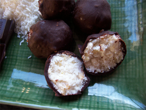 Chocolate Coconut Cream Balls Recipe photo