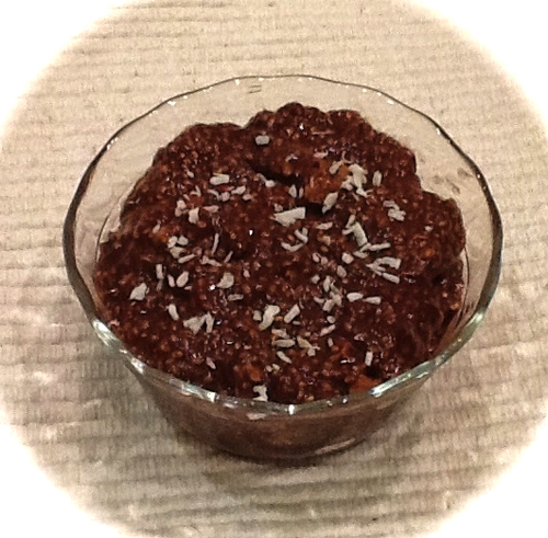 Chocolate Coconut Peanut Butter Banana Chia Seed Pudding photo