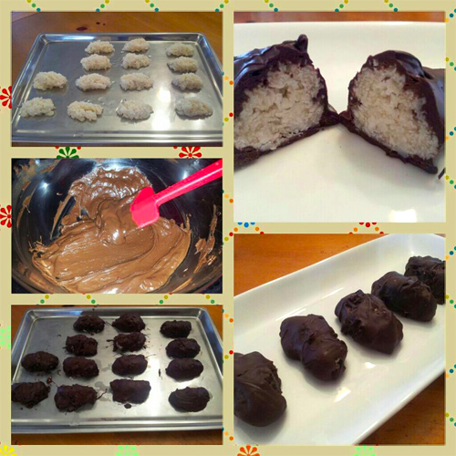 Chocolate Covered Coconut Candy Bars Recipe photo