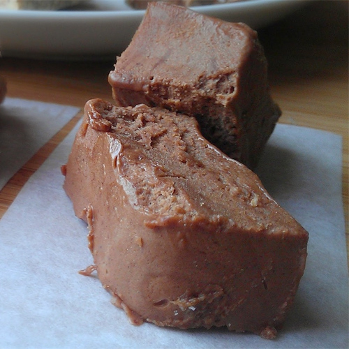 Chocolate Peanut Butter Freezer Fudge Recipe photo