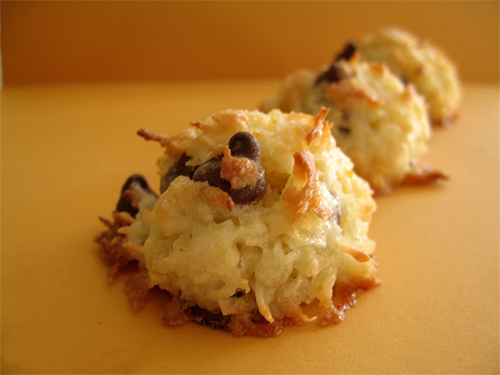 Chocolate and Orange Coconut Macaroons recipe photo