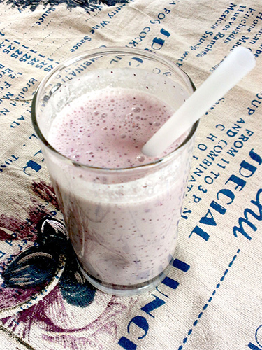 Coconut Blueberry Smoothie Recipe photo