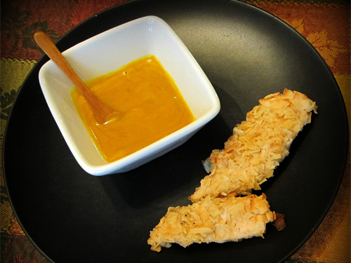  Coconut Chicken Strips with Honey Mustard Recipe photo 
