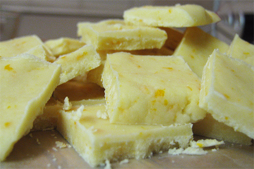 Coconut Citrus Fudge recipe photo