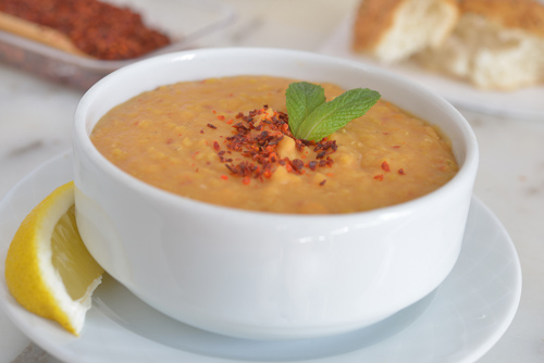 Coconut Cream Red Lentil Soup