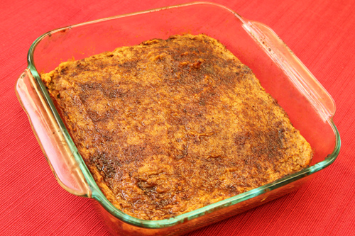 Coconut Cream Sweet Potato Bake recipe photo