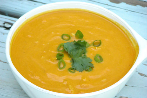 Coconut Curry Carrot Soup Recipe photo