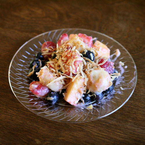 Coconut Lime Fruit Salad Recipe photo