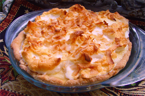 Coconut Meringue Cream Pie recipe photo