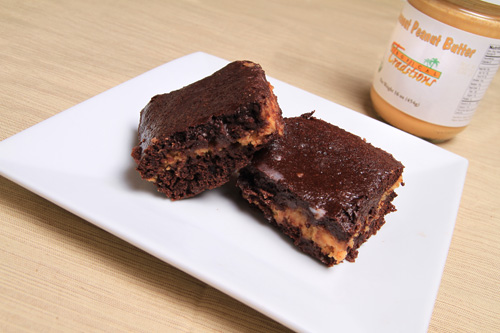 Coconut Peanut Butter Whole Wheat Brownies recipe photo