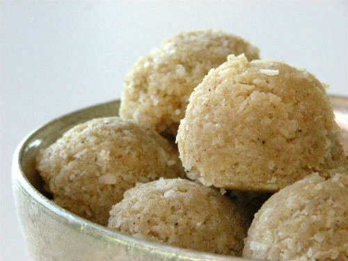 Coconut Vanilla Dough Bites Recipe photo