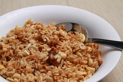 Coconut Vanilla Granola recipe photo