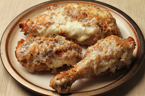 Crispy Cheesy Baked Chicken recipe photo