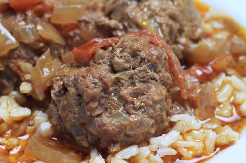 Curried Lamb Meatballs recipe photo