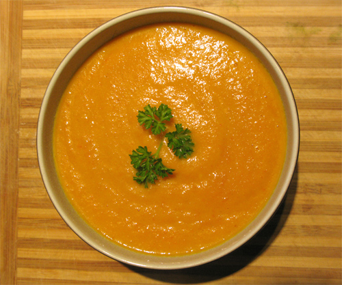 Curry Cream of Carrot Soup photo