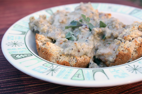 Gluten Free Biscuits and Gravy recipe photo