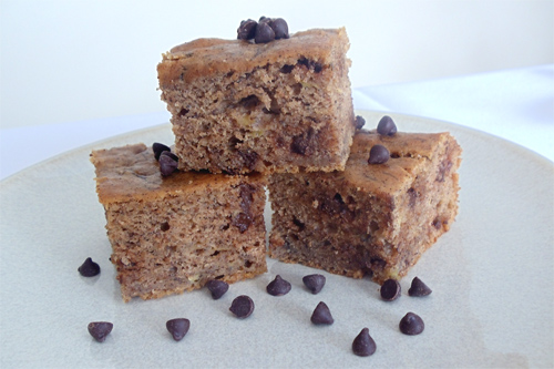 Gluten Free Chocolate Chip Banana Cake Recipe photo