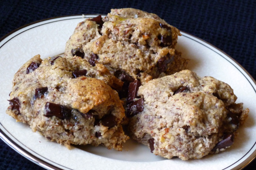 Gluten Free Coconut Chocolate Chunk Scones photo