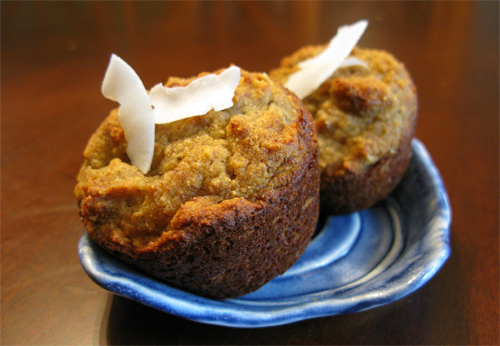 Gluten Free Coconut Macadamia Banana Muffins photo