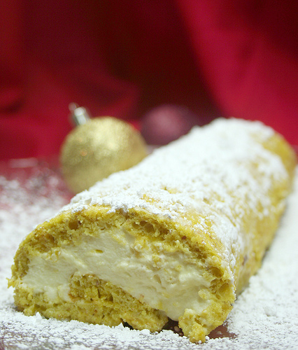 Gluten Free Lemon Roulade made with coconut flour recipe photo
