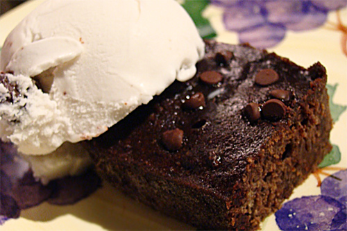 Gluten Free Mint Carob Semisweet Brownies recipe photo