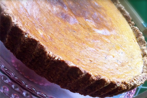 Gluten Free No Regrets Pumpkin Pie photo