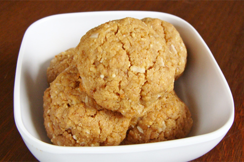 Gluten Free Peanut Butter Coconut Cookies photo