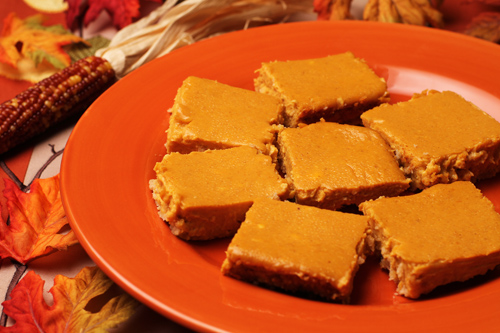 Gluten Free Pumpkin Cheesecake Bars recipe photo