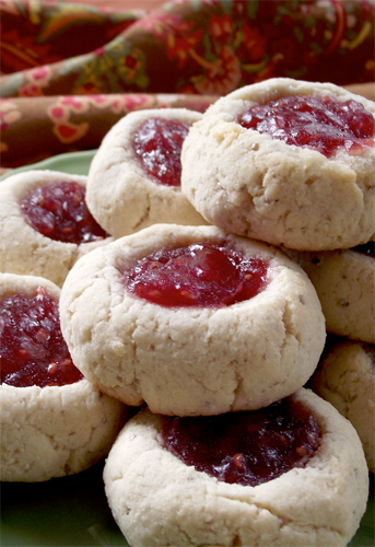 Gluten Free Scandinavian Thumbprint Cookies recipe photo