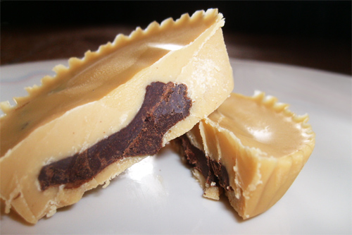 Inside-Out Coconut Peanut Butter Cups recipe photo