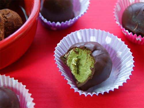 Matcha and Coconut Butter Truffles Recipe photo