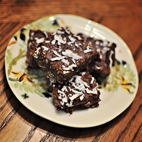 Mexican Hot Cocoa Squares photo