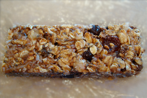 No-Bake Peanut Butter Chocolate Chip Coconut Oil Protein Bars recipe photo