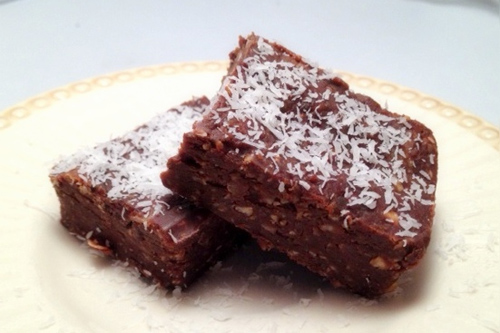No Bake Chocolate Coconut Dream Bars Recipe photo