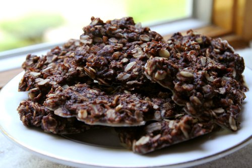 No Bake Chocolate Coconut Oatmeal Cookies recipe photo