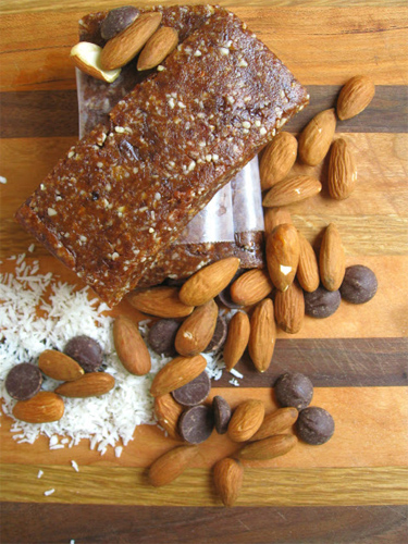 No Bake Coconut Almond Bars Recipe photo