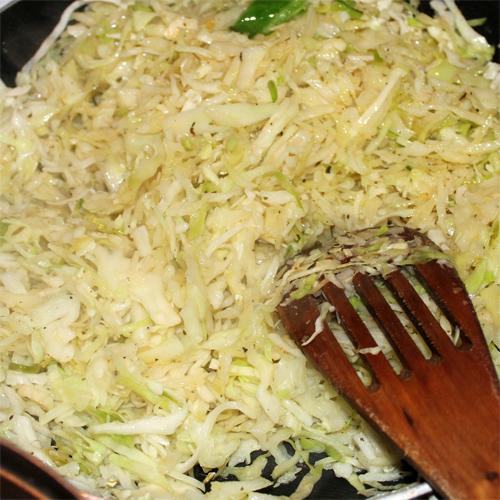 PanFried Cabbage