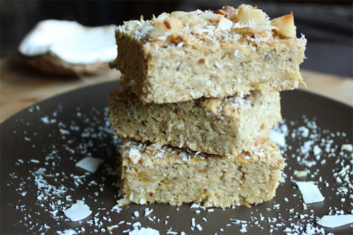 Pineapple, Mango and Coconut Tropical Bars Recipe photo