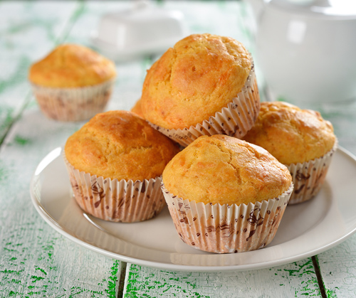 Quick Coconut Corn Muffins