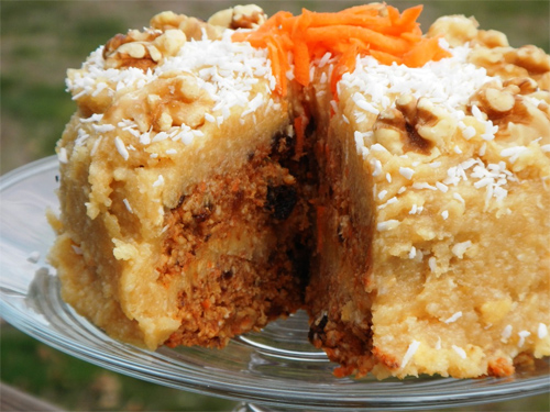 Raw Carrot Cake Recipe photo