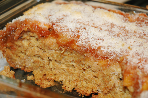 Rhubarb Coconut Loaf recipe photo