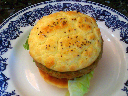 Single Gluten Free Burger Bun photo