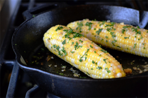 Skillet Glazed Corn with Ginger Lime and Coconut photo