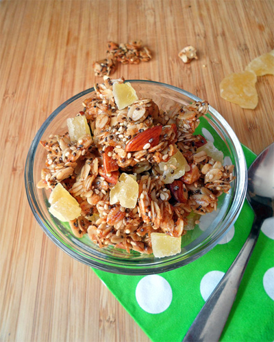 Tropical Coconut Oil Granola Recipe photo