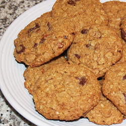 Almond Chocolate Chip Coconut Cookies Recipe Photo
